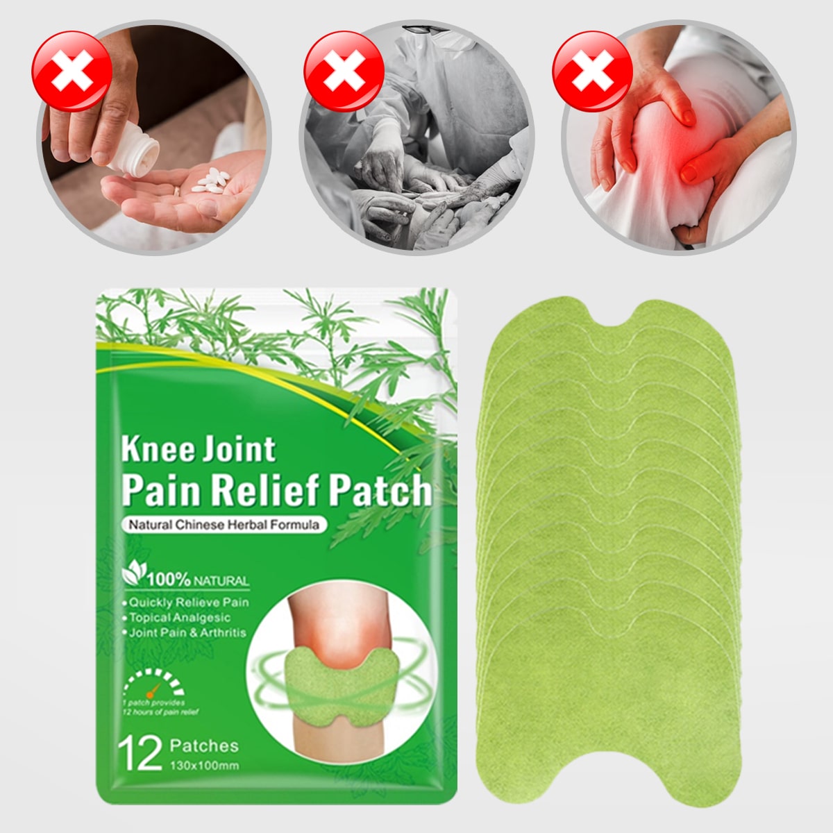 KneeRelief™️ - All-Natural Knee Pain Relief Patch