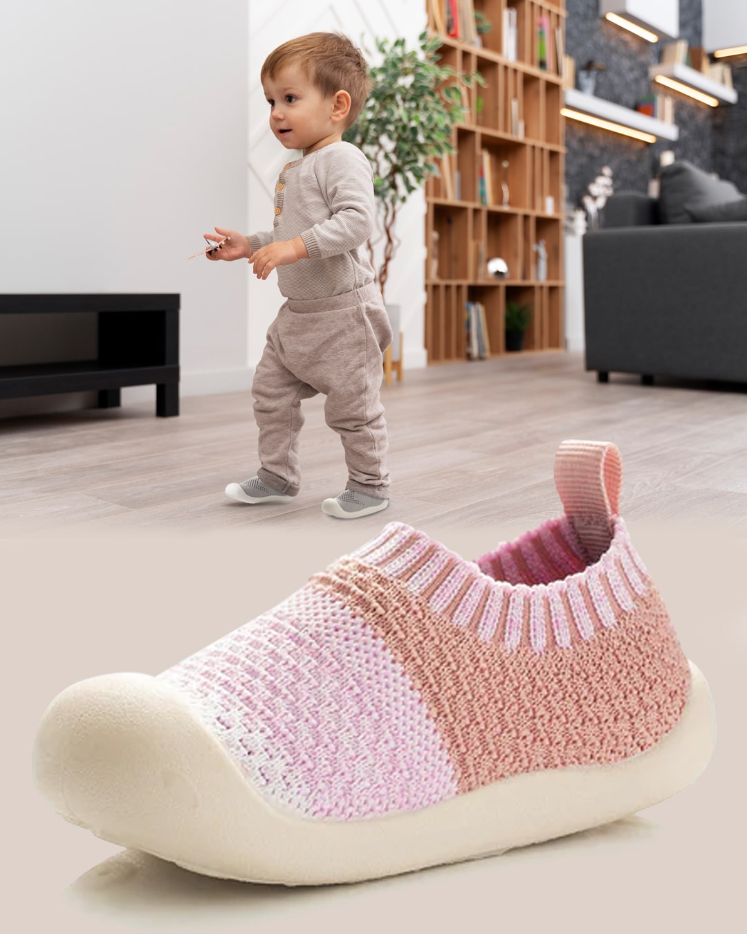 LittleSteps™ - Cozy Non-Slip Baby Shoe-Socks